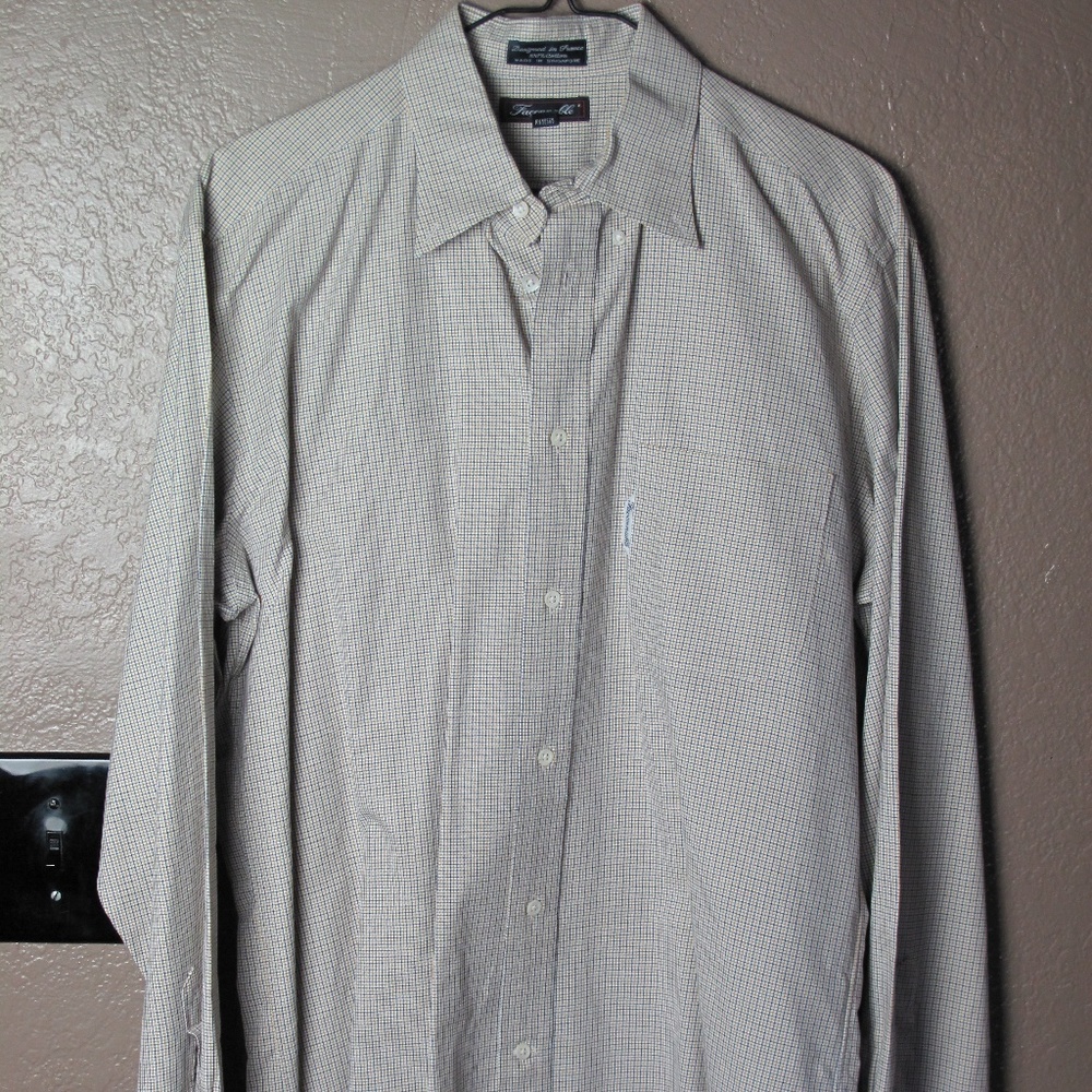 Men's Faconnable Shirt Size- 4/16L
